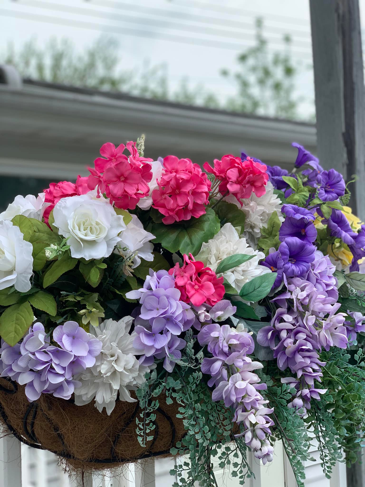 Window box flowers